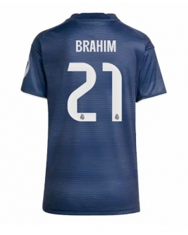 Real Madrid Brahim Diaz #21 Maglia Gara Trasferta Repliche 2025-26 Donna Maniche Corte Real Madrid Brahim Diaz #21 Maglia Gara Trasferta Repliche 2025-26 Donna Maniche Corte